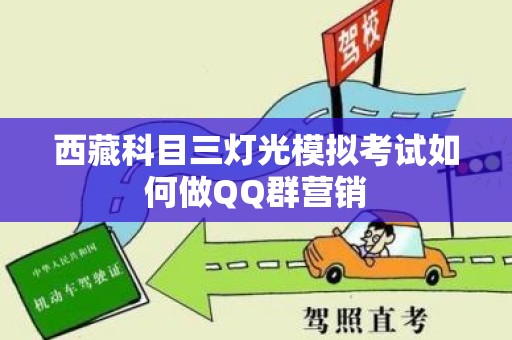 西藏科目三灯光模拟考试如何做QQ群营销