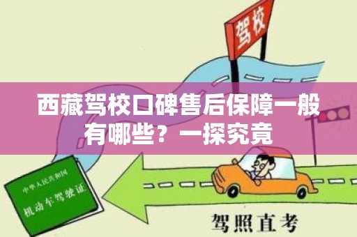 西藏驾校口碑售后保障一般有哪些？一探究竟